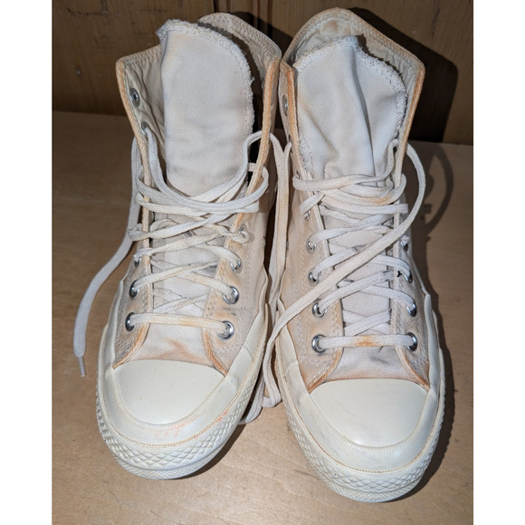 Men’s Converse x Comme Des Garcons Play High Top White Size 8 - Picture 3 of 7